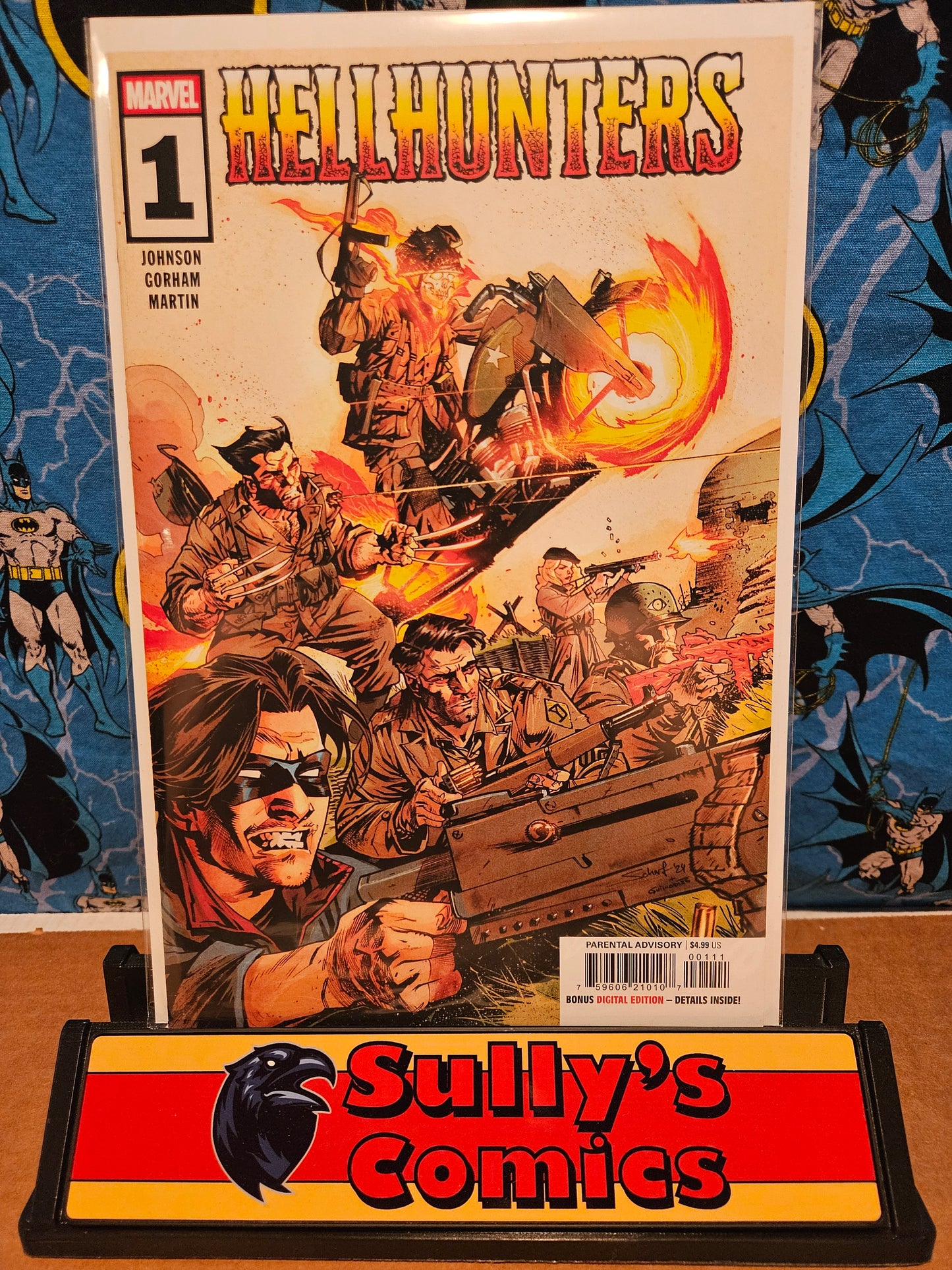 Hellhunters #1 (of 05) 🔑 Origin of Ghost Rider '44 NM (2025) 1st Print Marvel Comics