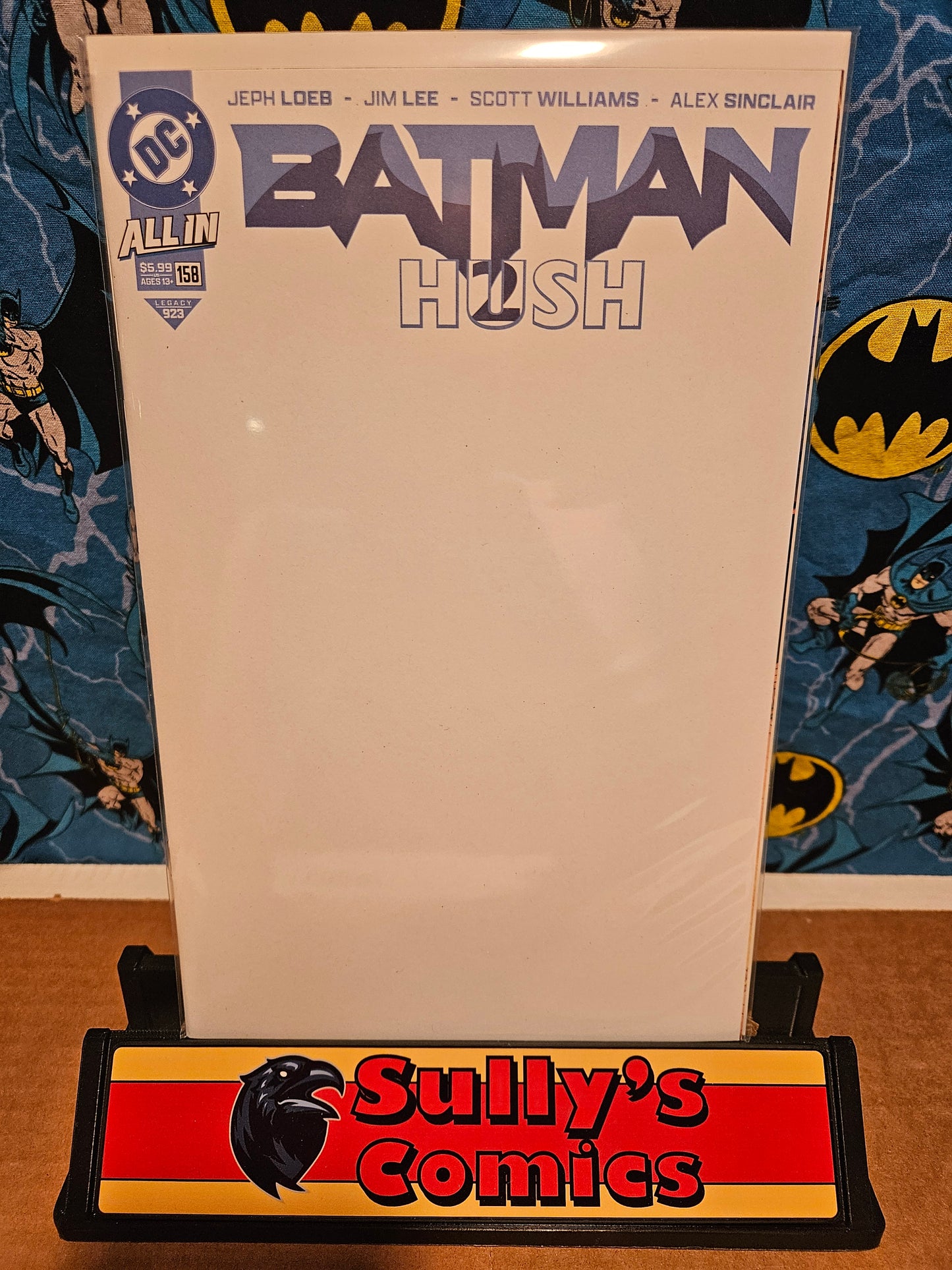Batman #158J [H2SH] Blank Variant NM (2025) 1st Print DC Comics