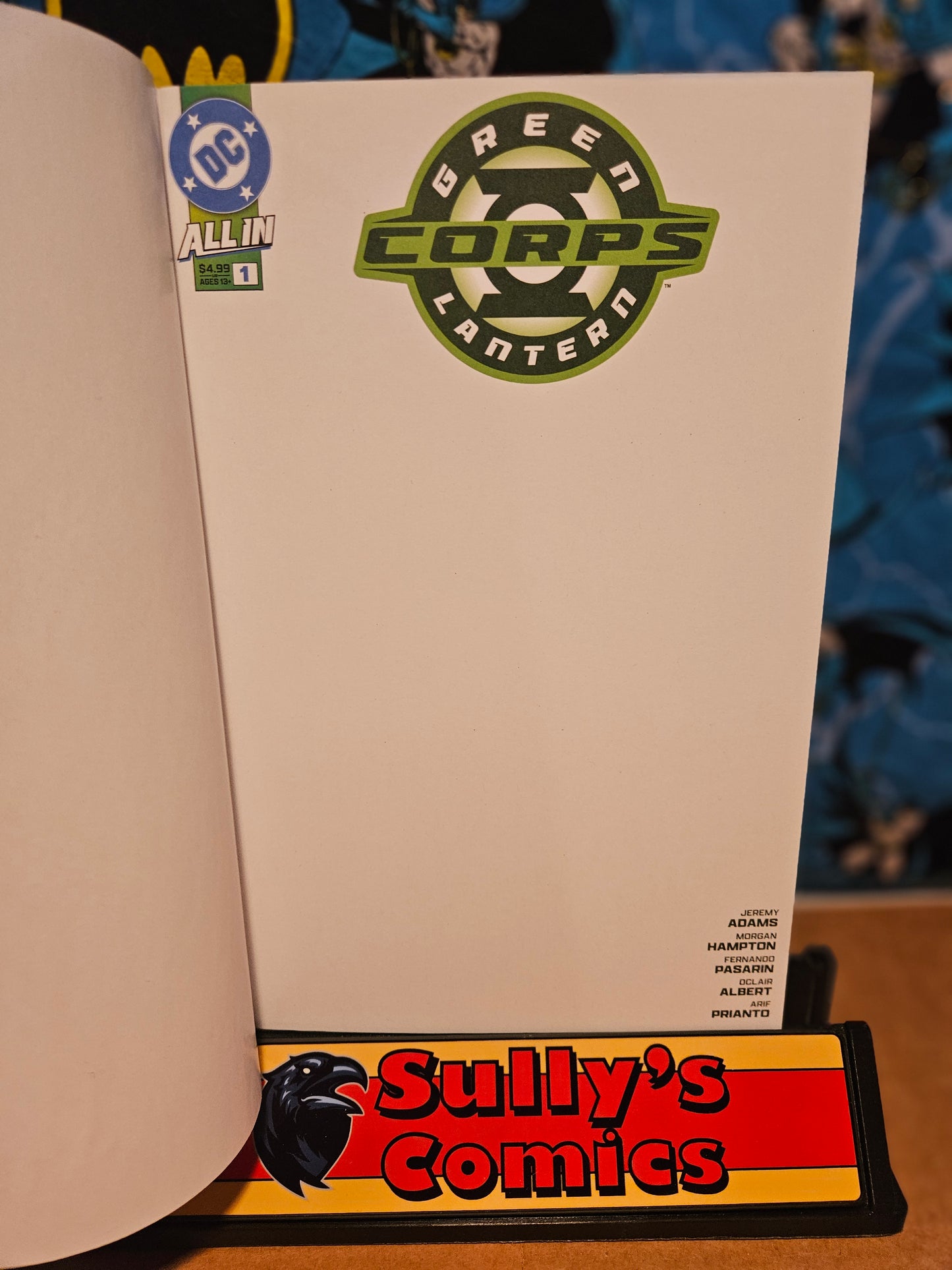 Green Lantern Corps #1E Blank Variant NM (2025) 1st Print DC Comics