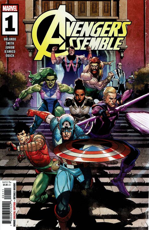 Avengers Asseble #1 🔑 1st team appearance of the AVENG.E.R.S. NM (2024) 1st Print Marvel Comics