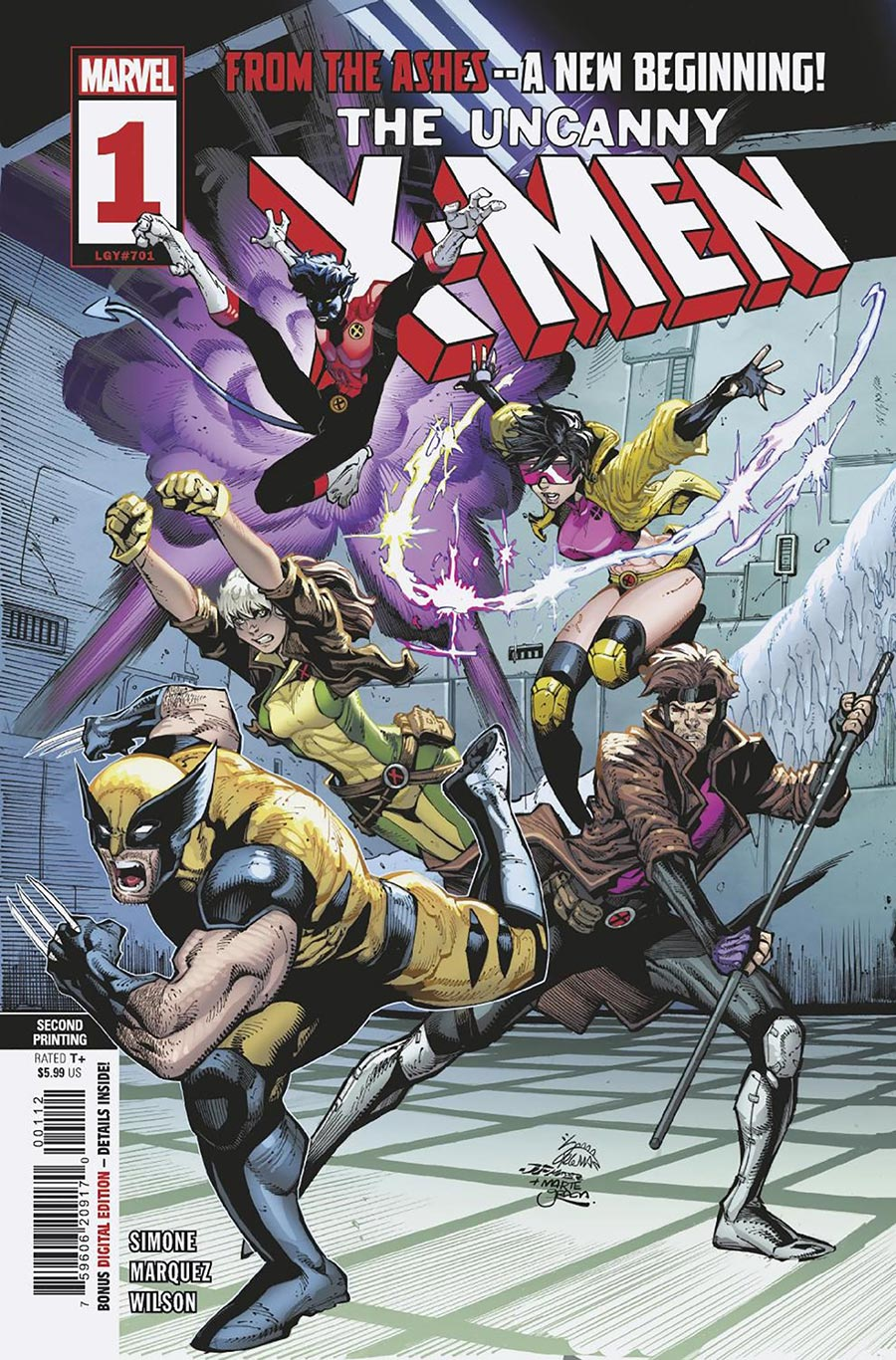 Uncanny X-Men #1AE 🔑 1st Cameo App of the Outliers NM (2024) 2nd print Marvel Comics