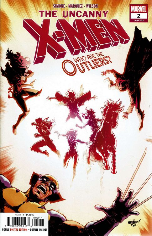 Uncanny X-Men #2 🔑 1st Full App of the Outliers NM (2024) 1st Print Marvel Comics